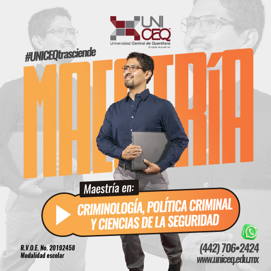 Maestría en Criminología, Política Criminal y Ciencias de la Seguridad